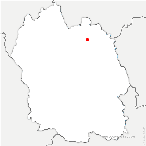 carte de localisation de la Panouse