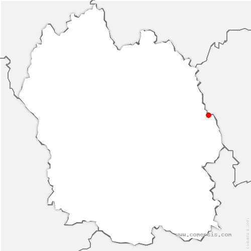 carte de localisation de Prévenchères
