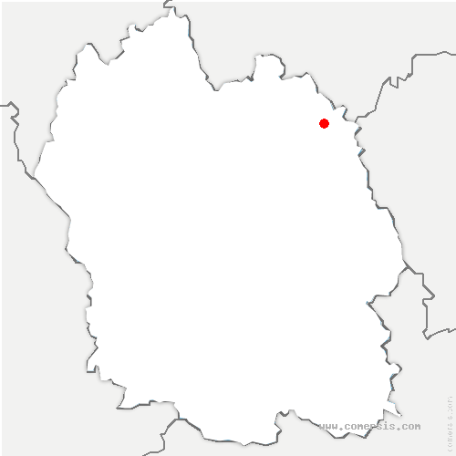 carte de localisation de Rocles