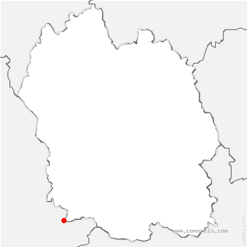 carte de localisation du Rozier