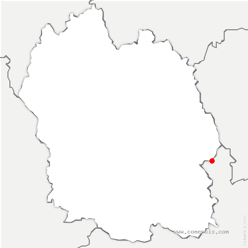carte de localisation de Saint-André-Capcèze