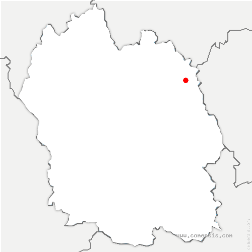 carte de localisation de Saint-Flour-de-Mercoire