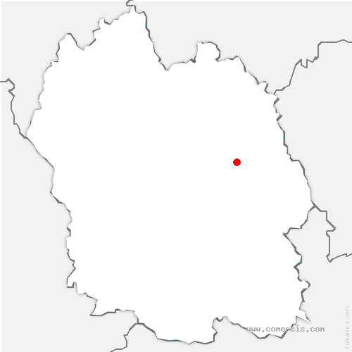 carte de localisation de Saint-Frézal-d'Albuges
