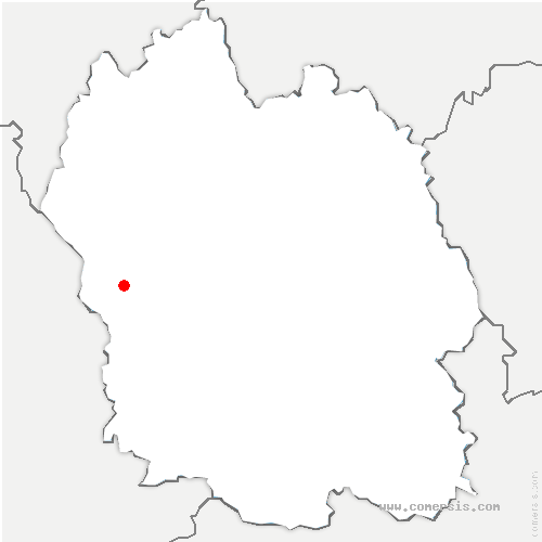 carte de localisation de Saint-Germain-du-Teil