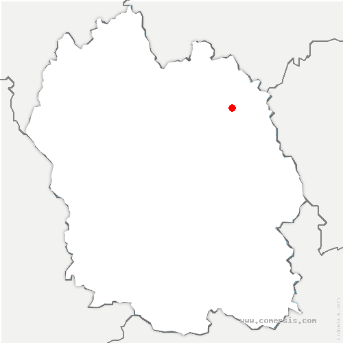 carte de localisation de Saint-Jean-la-Fouillouse