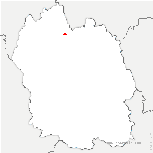 carte de localisation de Sainte-Cécile-d'Andorge