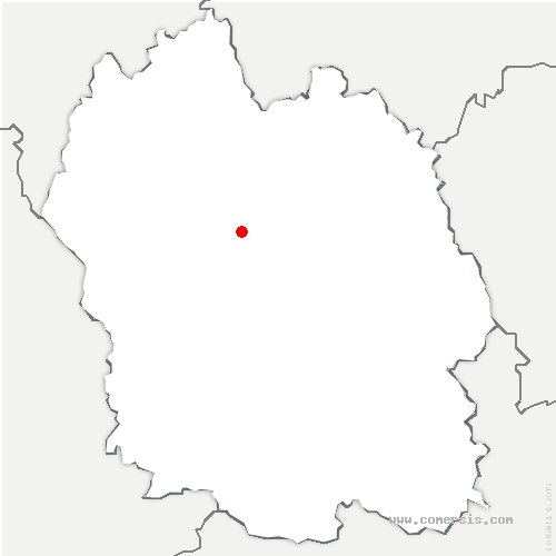 carte de localisation de Servières