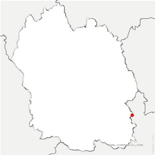 carte de localisation de Vialas
