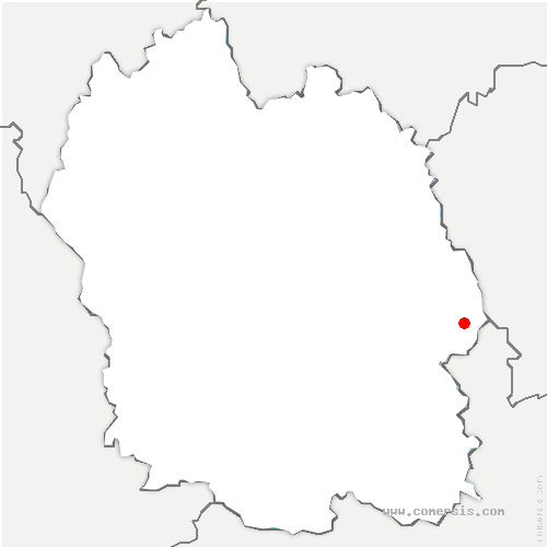 carte de localisation de Villefort