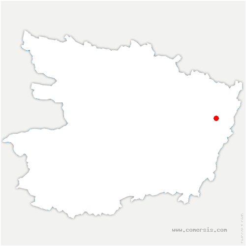 carte de localisation d'Ancenis-Saint-Géréon 