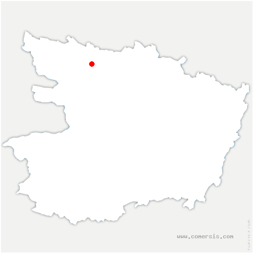 carte de localisation d'Andigné