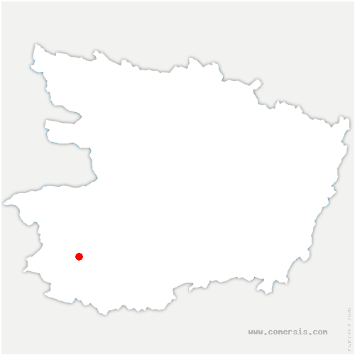 carte de localisation d'Andrezé