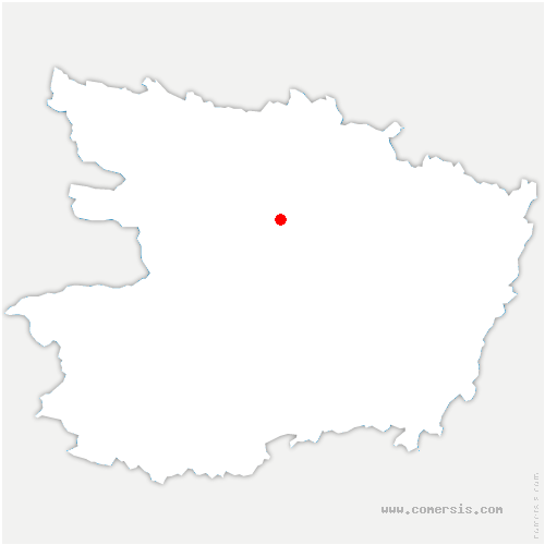 carte de localisation de Angers