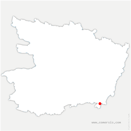 carte de localisation d'Antoigné