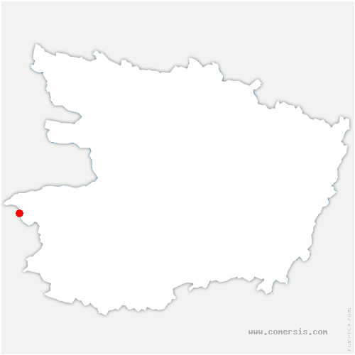 carte de localisation d'Auvers-le-Hamon