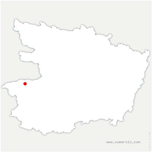 carte de localisation d'Avessé