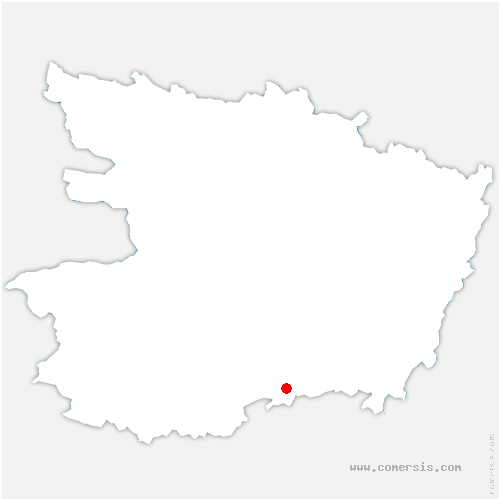 carte de localisation de Beaumont-Pied-de-Bœuf
