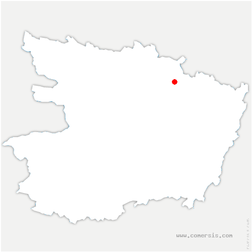carte de localisation de Beauvau
