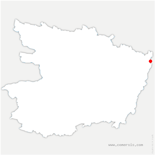 carte de localisation de Belligné