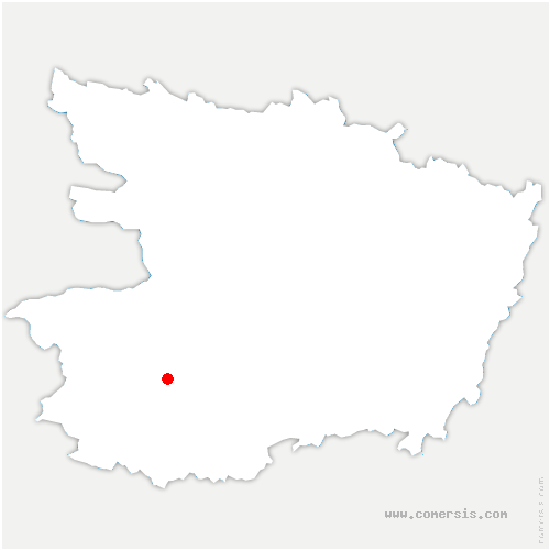 carte de localisation de la Bernerie-en-Retz