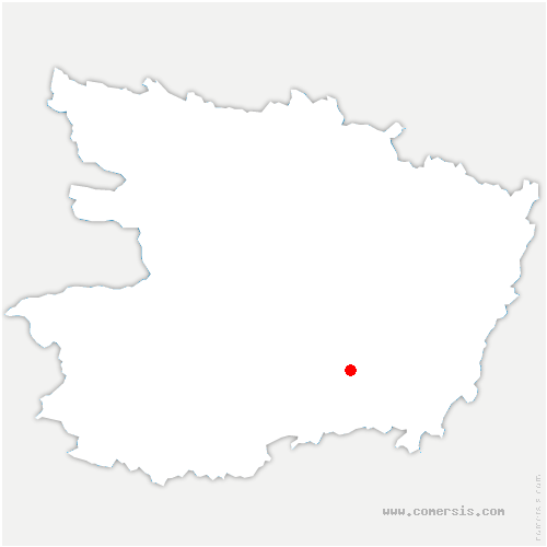 carte de localisation du Bignon