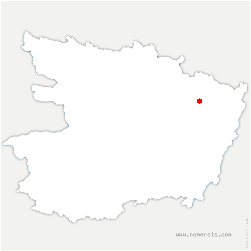 carte de localisation de Bocé
