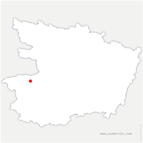 carte de localisation de Botz-en-Mauges