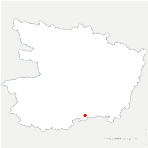carte de localisation de Bouère