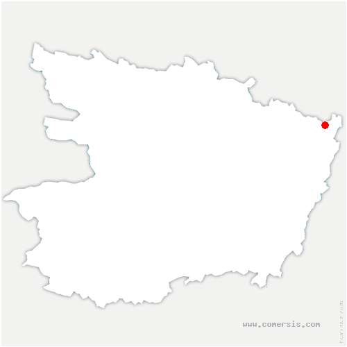 carte de localisation de Broc