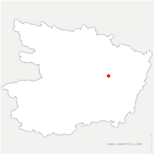 carte de localisation du Cellier