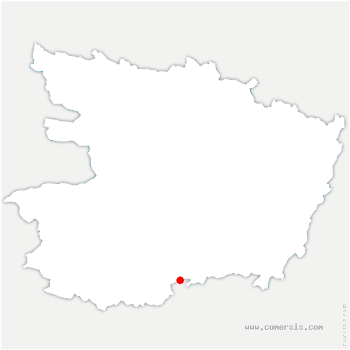 carte de localisation de Cerqueux-sous-Passavant