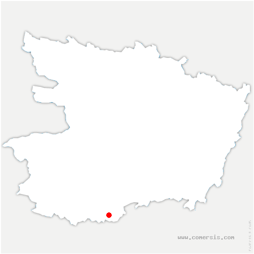 carte de localisation de Cerqueux