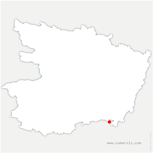 carte de localisation de Chahaignes