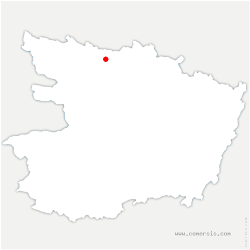 carte de localisation de Chambellay