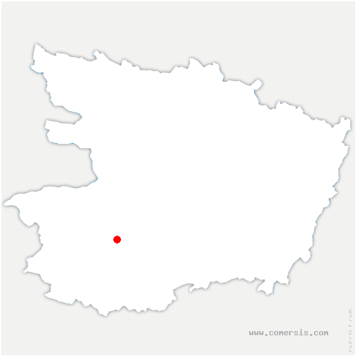 carte de localisation de la Chapelle-Rousselin