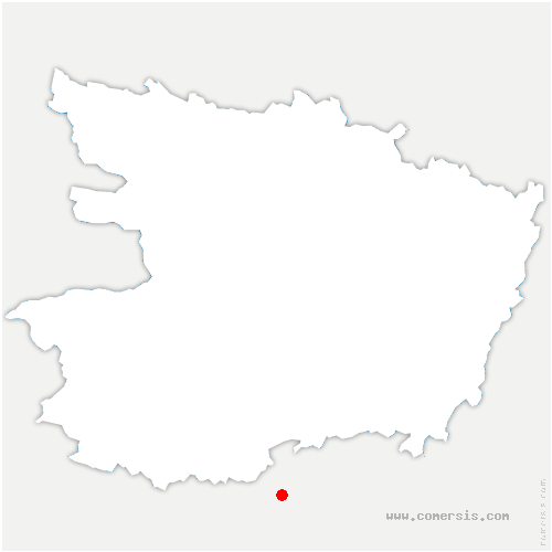 carte de localisation de la Chapelle-aux-Choux