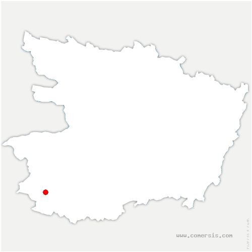 carte de localisation de la Chapelle-d'Aligné