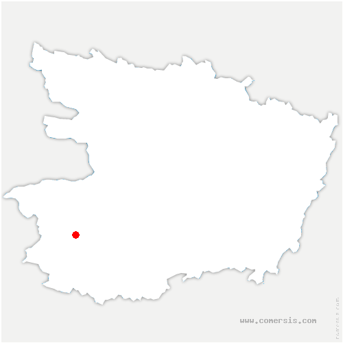 carte de localisation de la Chapelle-du-Genêt