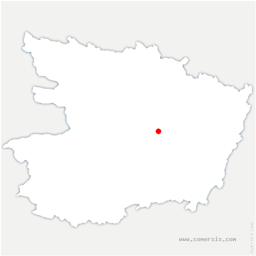 carte de localisation de la Chapelle-sur-Erdre