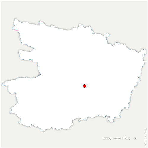 carte de localisation de Charcé-Saint-Ellier-sur-Aubance