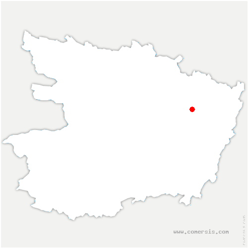 carte de localisation de Chartrené