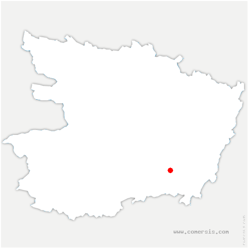 carte de localisation de Château-Thébaud