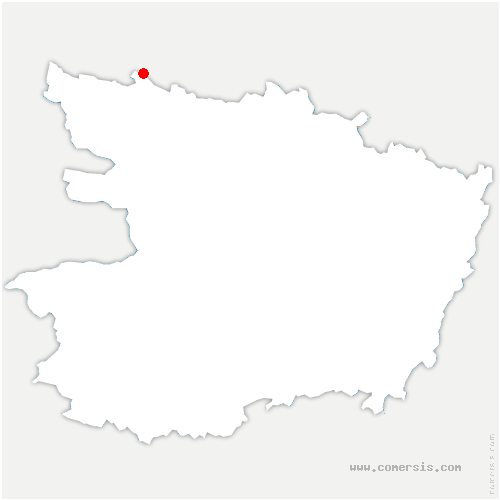 carte de localisation de Châtelais