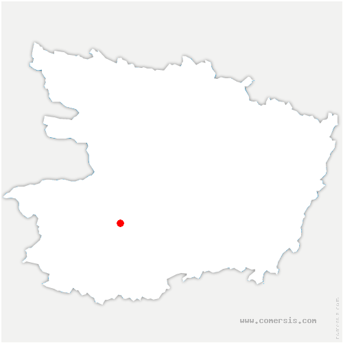 carte de localisation de Chemillé-Melay