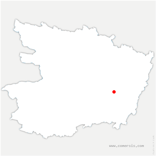 carte de localisation de Chênehutte-Trèves-Cunault