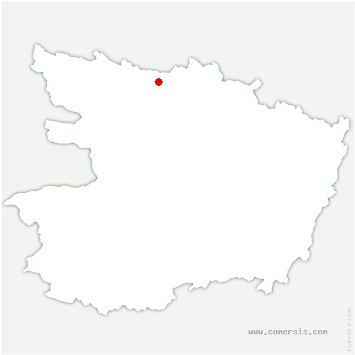 carte de localisation de Chenillé-Changé