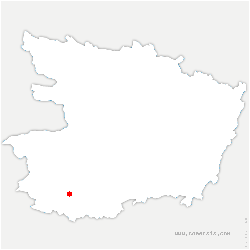 carte de localisation de Cholet