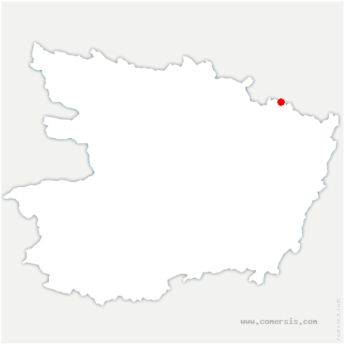 carte de localisation de Clefs-Val d'Anjou