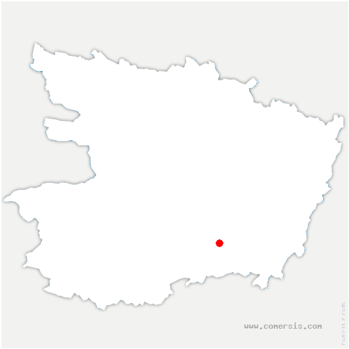 carte de localisation de Concourson-sur-Layon