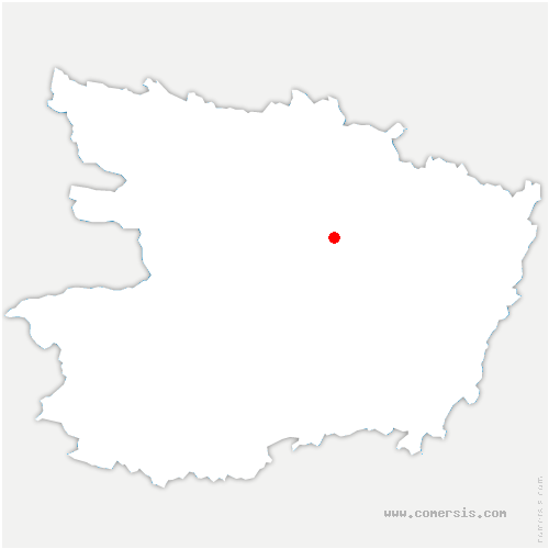 carte de localisation de Corné